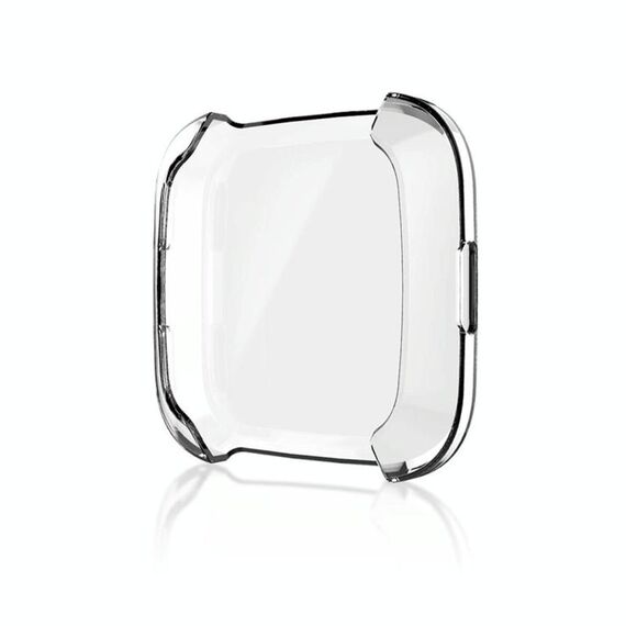 Custodia protettiva in TPU per smartwatch per Fitbit Versa (trasparente)