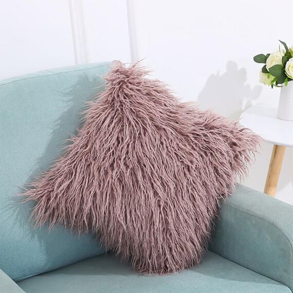 Copricuscino lungo in velluto in peluche Copricuscino quadrato popolare in peluche Federa per la decorazione della camera da letto, dimensioni: 45 x 45 cm