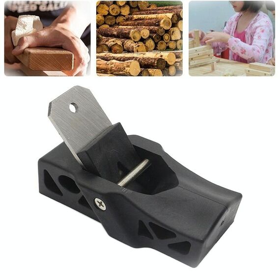Mini pialla per legno in plastica con manico da 108 mm