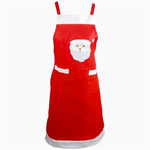Grembiule natalizio con motivo Babbo Natale