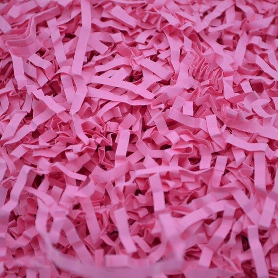 60g RF1101-20 Raffiti Filler Paper Grass Shredded Stropicciato Decorazioni di nozze Confezione regalo per feste Riempimento (rosa)
