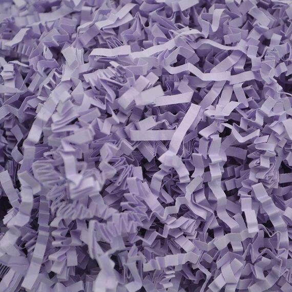60g RF1101-20 Raffiti Filler Paper Grass Shredded Stropicciato Decorazioni per matrimoni Party Gift Box Filling (Light Purple)