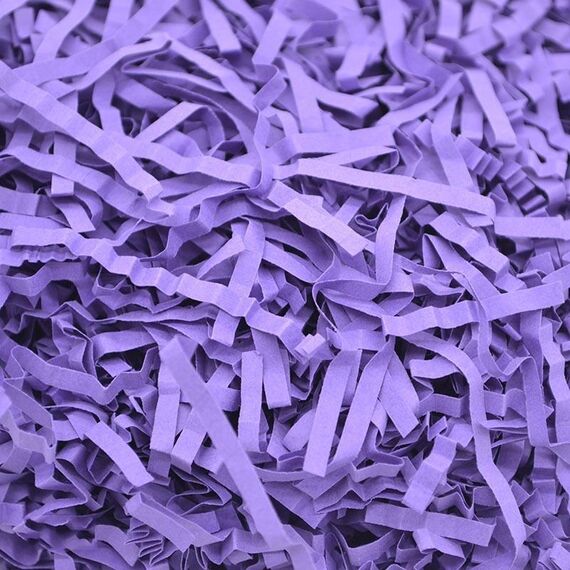 60g RF1101-20 Raffiti Filler Paper Grass Shredded Stropicciato Decorazioni di nozze Confezione regalo per feste Riempimento (viola)