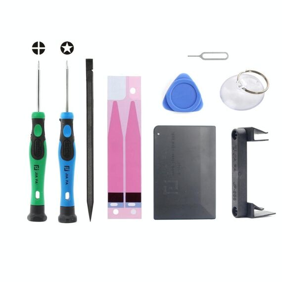 JIAFA JF-8157 Set di strumenti per la riparazione della batteria 9 in 1 per iPhone 6