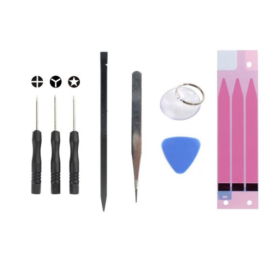 JIAFA JF-8161 Set di strumenti per la riparazione della batteria 8 in 1 per iPhone 6 Plus