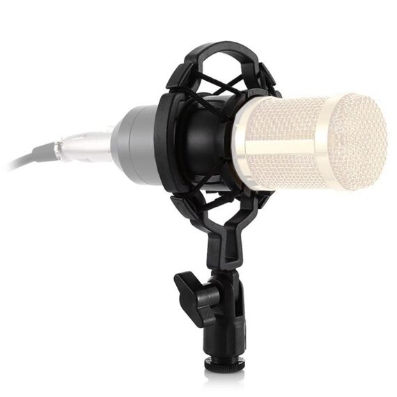 Supporto per supporto antiurto per microfono in plastica, per registrazione in studio, trasmissione dal vivo, spettacolo dal vivo, KTV, ecc.