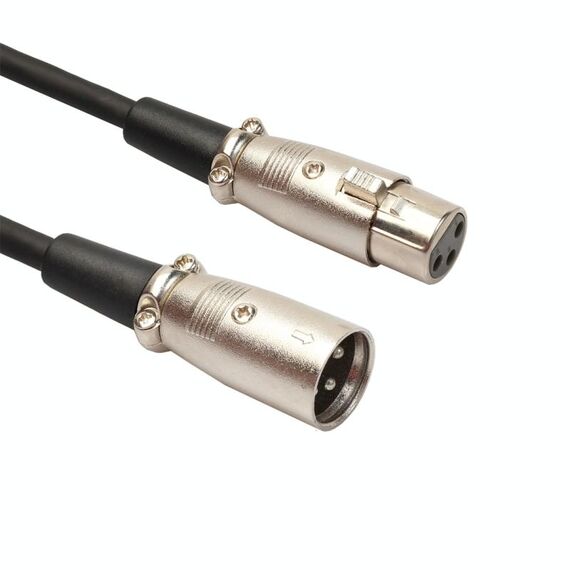 Cavo per microfono da XLR maschio a XLR femmina a 3 pin da 10 m