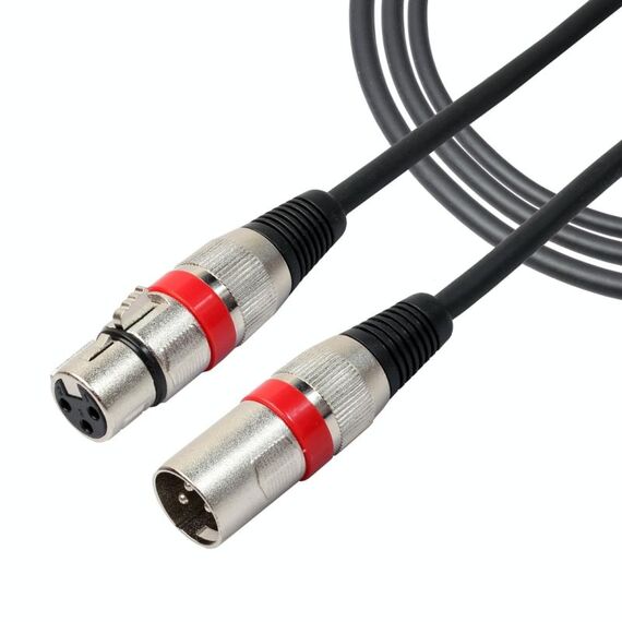 Cavo audio per microfono da 10 m a 3 pin da XLR maschio a XLR femmina