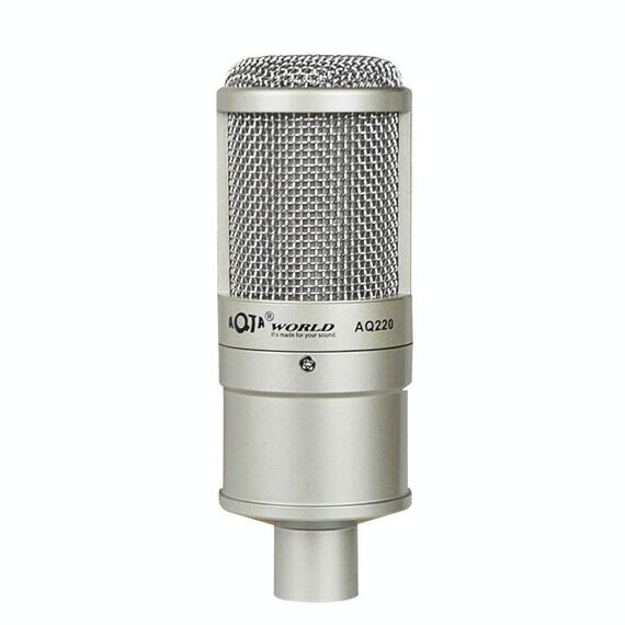 Microfono condensatore con riduzione del rumore per registrazione live AQ-220 K Song