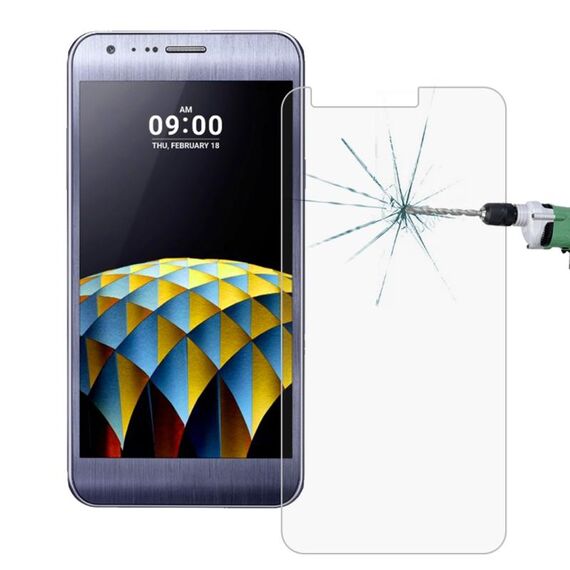 Per LG X Cam 0.26mm 9H Durezza superficiale 2.5D Pellicola per schermo in vetro temperato antideflagrante