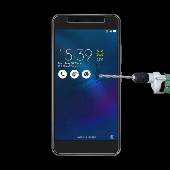 Per 5,5 pollici Asus ZenFone 3 Max / ZC553TL 0,26 mm 9H Durezza superficiale Pellicola per schermo in vetro temperato non a schermo intero a prova di esplosione