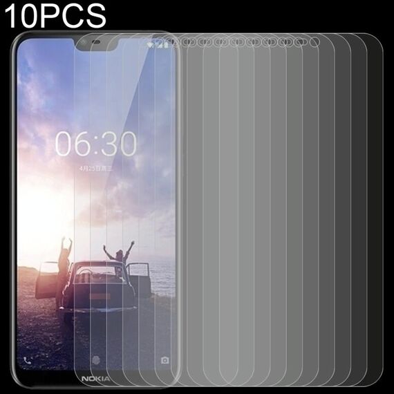 10 PCS 0.26mm 9H 2.5D Pellicola in vetro temperato per Nokia X6