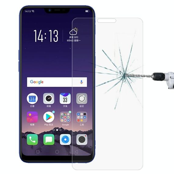 Pellicola in vetro temperato da 0,26 mm 9H 2.5D per OPPO AX5