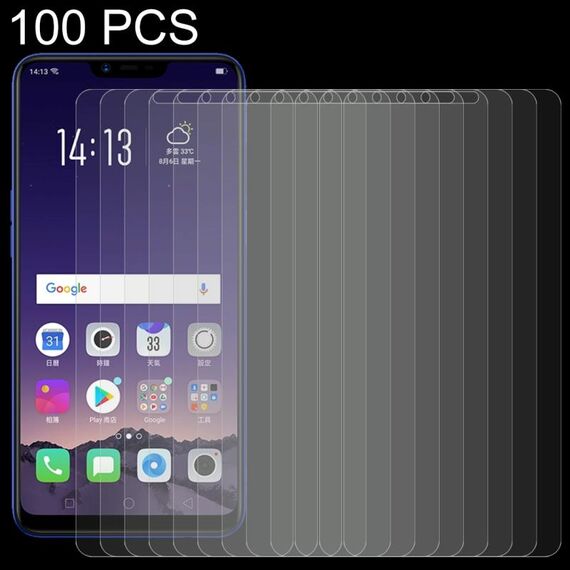 100 PCS 0.26mm 9H 2.5D Pellicola in vetro temperato per OPPO AX5