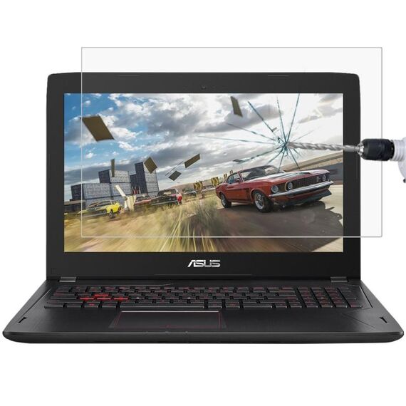 Pellicola protettiva in vetro temperato HD per schermo universale per laptop da 15,6 pollici