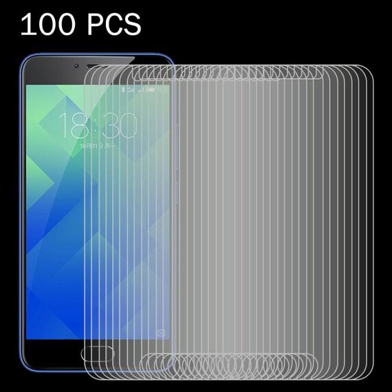 100 PCS per Meizu M5 0.26mm 9H Durezza superficiale 2.5D Pellicola per schermo in vetro temperato antideflagrante