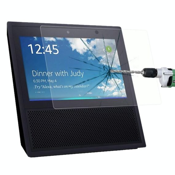 Per Amazon Echo Show Pellicola salvaschermo in vetro temperato con durezza superficiale da 0,3 mm 9H