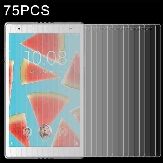 75 PCS per Lenovo Tab4 8 Plus / TB-8704 / TB-8704F Protezione per schermo in vetro temperato con durezza superficiale 0,3 mm 9H