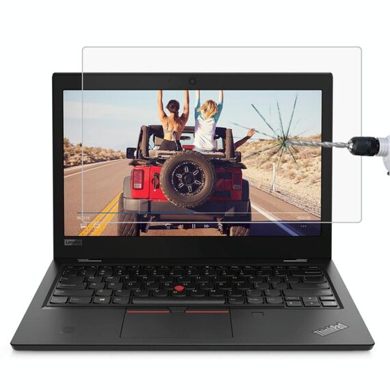 Pellicola in vetro temperato a schermo intero con durezza superficiale da 0,4 mm 9H per Lenovo ThinkPad L380 Yoga da 13,3 pollici