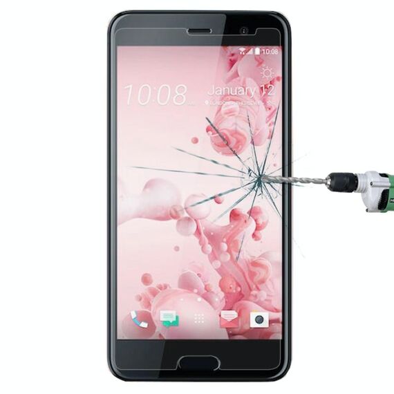 Per HTC U Ultra 0.26mm 9H Durezza superficiale Pellicola per schermo in vetro temperato non a schermo intero a prova di esplosione