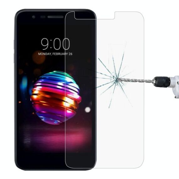 Pellicola in vetro temperato da 0,26 mm 9H 2.5D per LG K10 (2018)