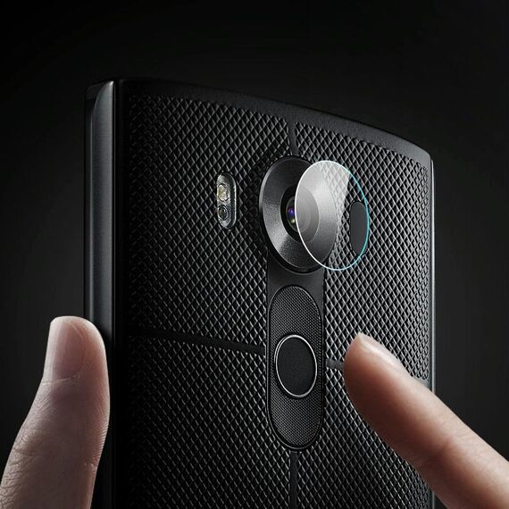 Pellicola in vetro temperato per obiettivo della fotocamera posteriore da 0,2 mm 9H 2.5D per LG V10