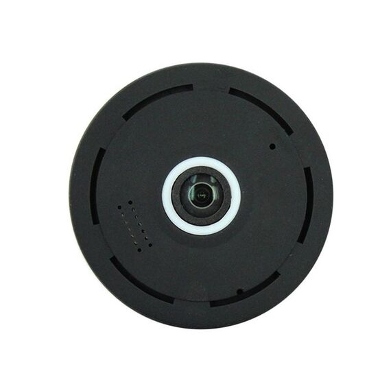 360EyeS EC11-I6 Telecamera panoramica di rete a 360 gradi 1280 * 960P con slot per schede TF, supporto controllo telefoni cellulari (nero)