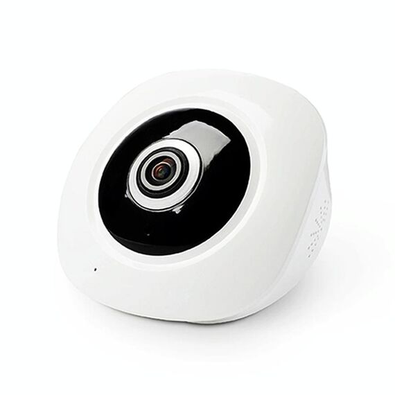 DTS-F3 Obiettivo 1,44 mm Telecamera IP a infrarossi da 1,3 megapixel a 360 gradi, supporto rilevamento movimento e allarme e-mail, scheda TF e spinta APP, distanza IR: 10 m