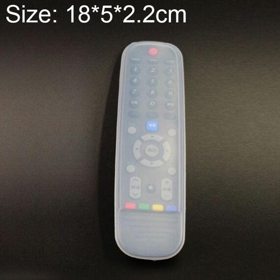 5 PCS SKYWORTH TV Telecomando Custodia protettiva in silicone antipolvere impermeabile, dimensioni: 18 * 5 * 2,2 cm
