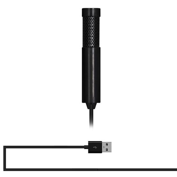 Yanmai SF555B Mini microfono professionale per registrazione a condensatore stereo USB 2.0 da studio, lunghezza cavo: 1,5 m, Compatibile con PC e Mac per Live Broadcast Show, KTV, ecc. (Nero)