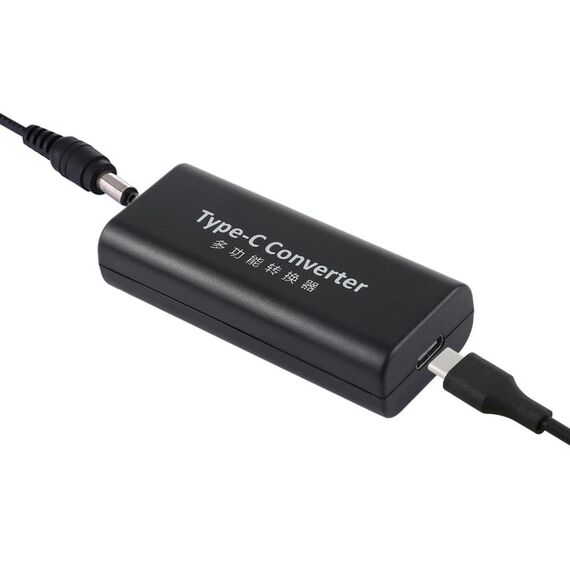 Adattatore per connettore di alimentazione DC 5,5 x 2,1 mm femmina a USB-C / tipo C femmina con cavo USB-C / tipo C da 30 cm