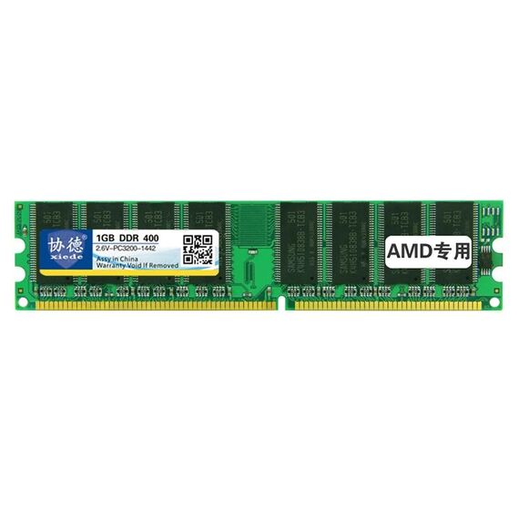 XIEDE X004 DDR 400 MHz 1 GB Modulo RAM con memoria speciale AMD per PC desktop