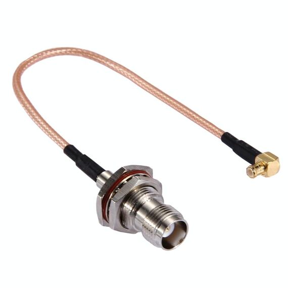Cavo da 15 cm TNC femmina a MCX maschio con gomito a 90 gradi RG316