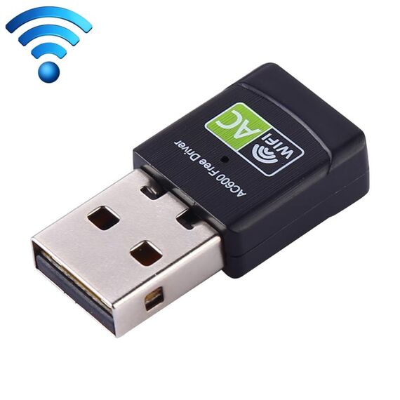 AC600Mbps 2.4GHz e 5GHz Dual Band USB 2.0 WiFi Free Drive Adapter Scheda di rete esterna