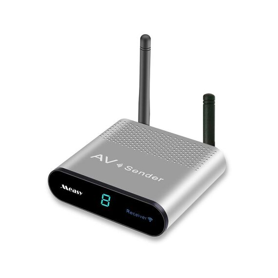 Measy AV240 Trasmettitore e ricevitore audio / video wireless a 2,4 GHz con funzione di ritorno a infrarossi, distanza di trasmissione: 400 m