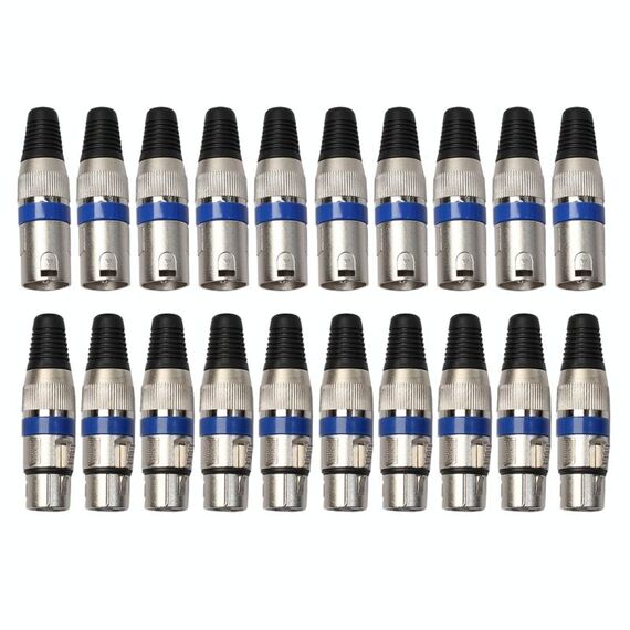 Connettore presa XLR a 10 coppie maschio + femmina Jack Mic Jack