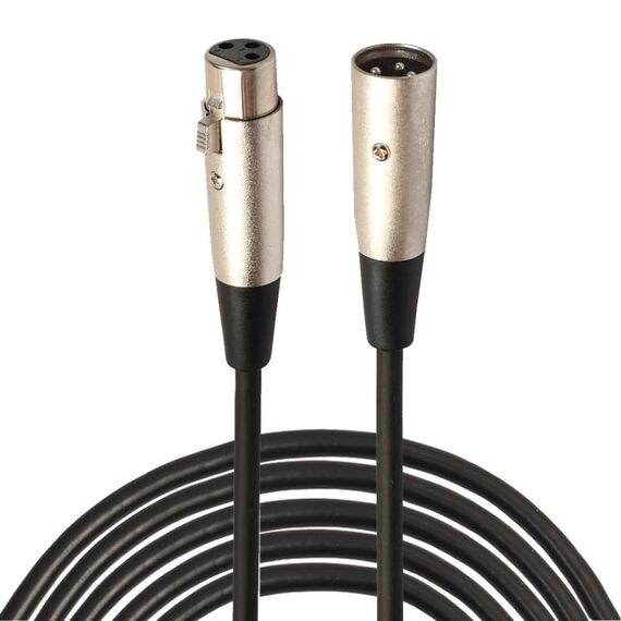 Cavo audio per microfono da 5 m a 3 pin da XLR maschio a XLR femmina