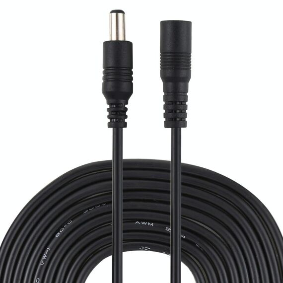 Cavo di prolunga per presa di alimentazione CC da 2 m 22 AWG 5,5 x 2,1 mm femmina a maschio per laptop