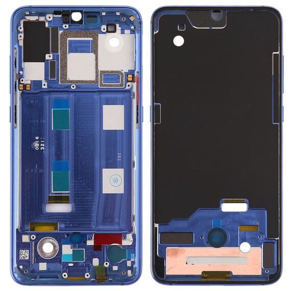 Piastra per cornice centrale per Xiaomi Mi 9 (blu)