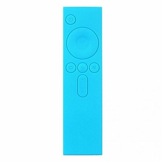 6 PCS Custodia protettiva in silicone morbido TPU Custodia protettiva in gomma per telecomando Xiaomi I Mi TV Box (blu)