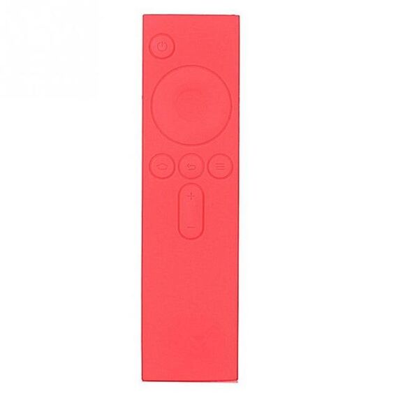 6 PCS Custodia protettiva in silicone morbido TPU Custodia protettiva in gomma per telecomando Xiaomi I Mi TV Box (rosa)