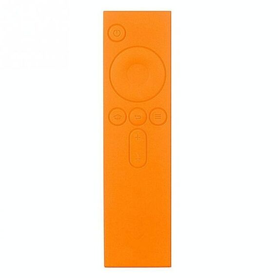 6 PCS Custodia protettiva in silicone morbido TPU Custodia protettiva in gomma per telecomando Xiaomi Remote Control I Mi TV Box (arancione)