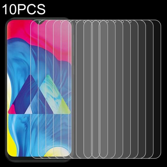 10 PCS 0.26mm 9H 2.5D Pellicola in vetro temperato per Galaxy M10