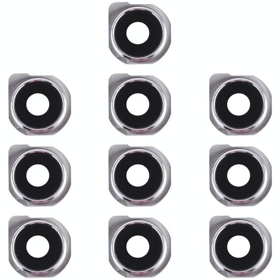 Copriobiettivo per fotocamera da 10 pezzi per LG Q6 / LG-M700 / M700 / M700A / US700 / M700H / M703 / M700Y (nero)