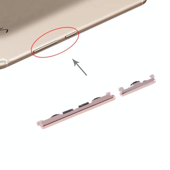 Per tasti laterali Vivo X9 Plus (oro)