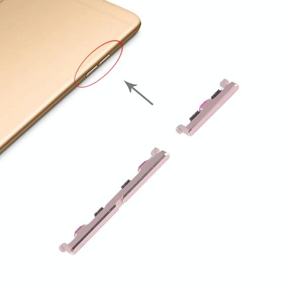 Per tasti laterali OPPO R9s Plus (oro)