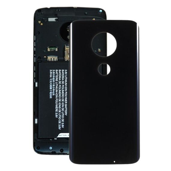 Coperchio posteriore della batteria per Motorola Moto G7 Plus (nero)