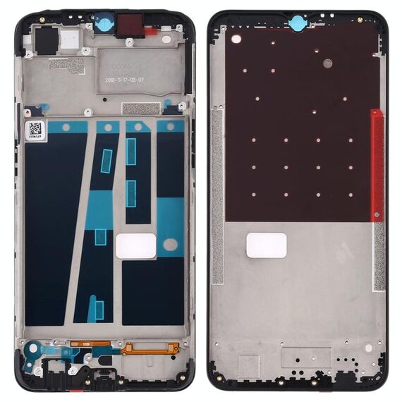 Per OPPO A7 / A7n / AX7 Cornice centrale con cornice (nera)
