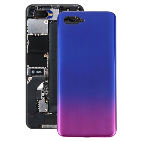 Per coperchio posteriore della batteria OPPO R15X (blu)