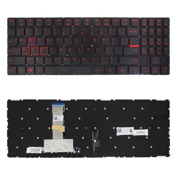 Tastiera USA con retroilluminazione per Lenovo Legion Y520 Y520-15IKB Y720 Y720-15IKB R720 R720-15IKB (nero)